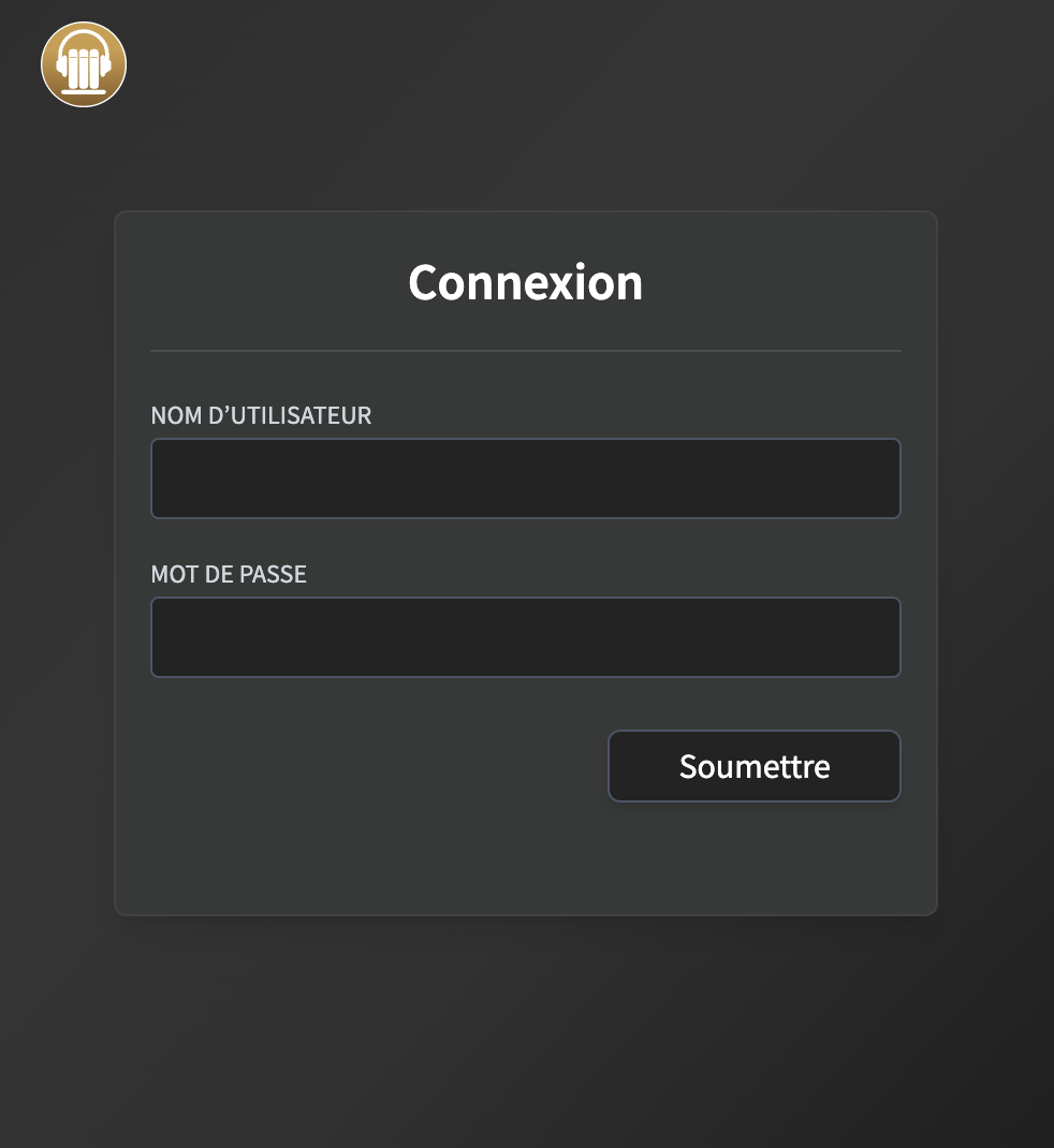 Audiobookshelf login